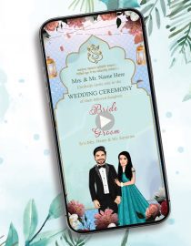 Caricature Indian Wedding Invitation Video