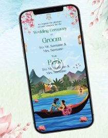 Custom Radha Krishna Wedding Invitation Video