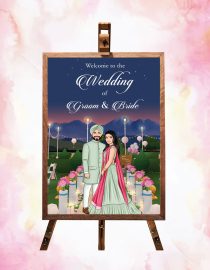 Punjabi Wedding Signage Board