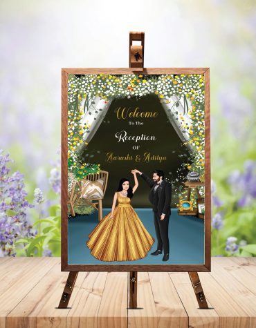Wedding Reception Welcome Board