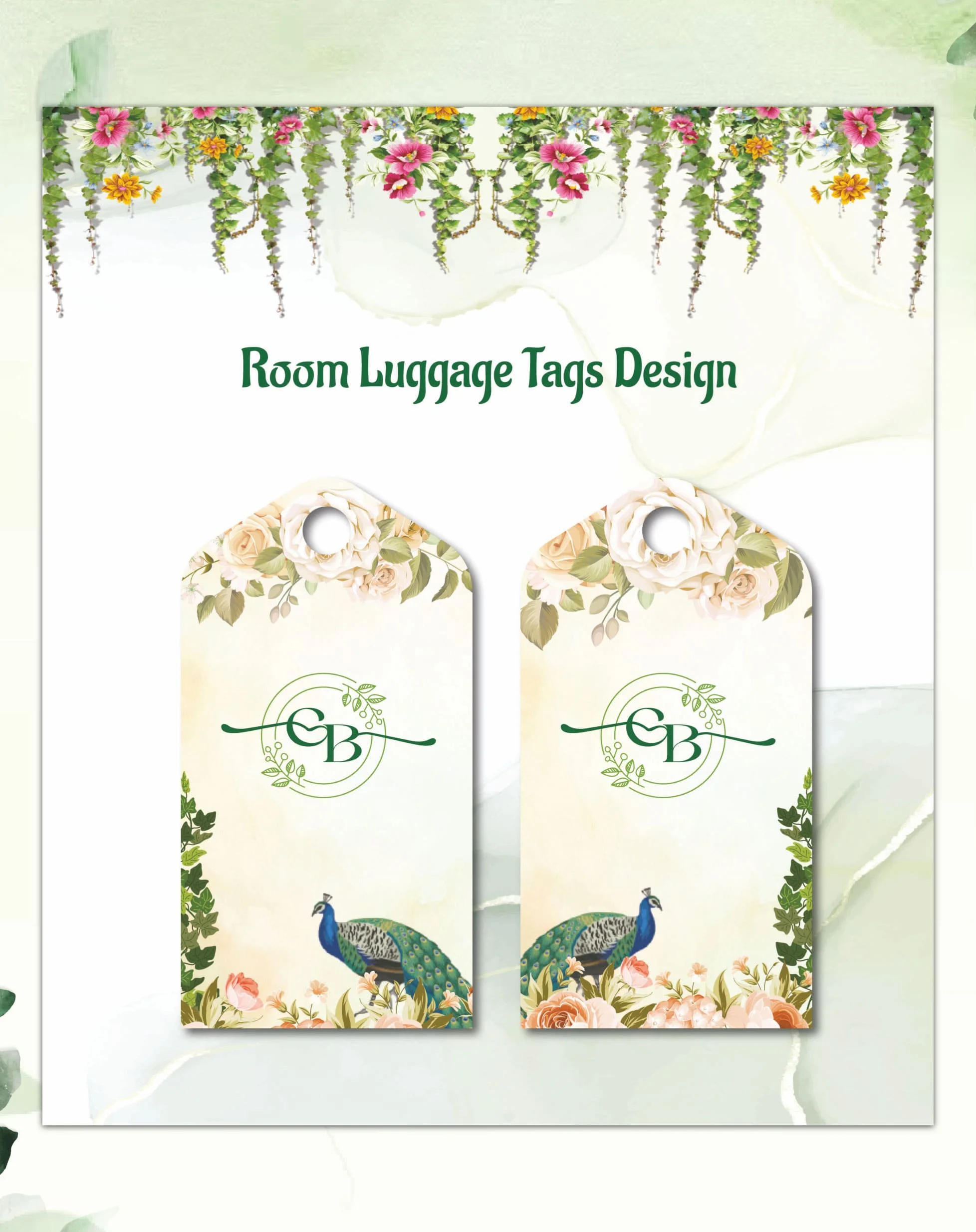 Wedding Itinerary Package Design