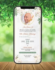 Guruji Satsang Invitation