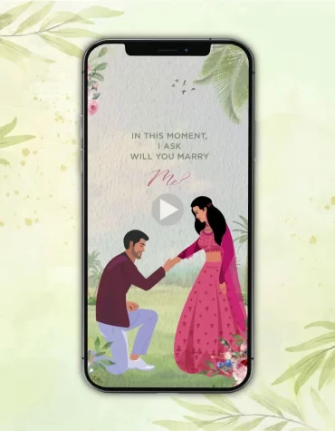 Love Story Engagement Invitation Video