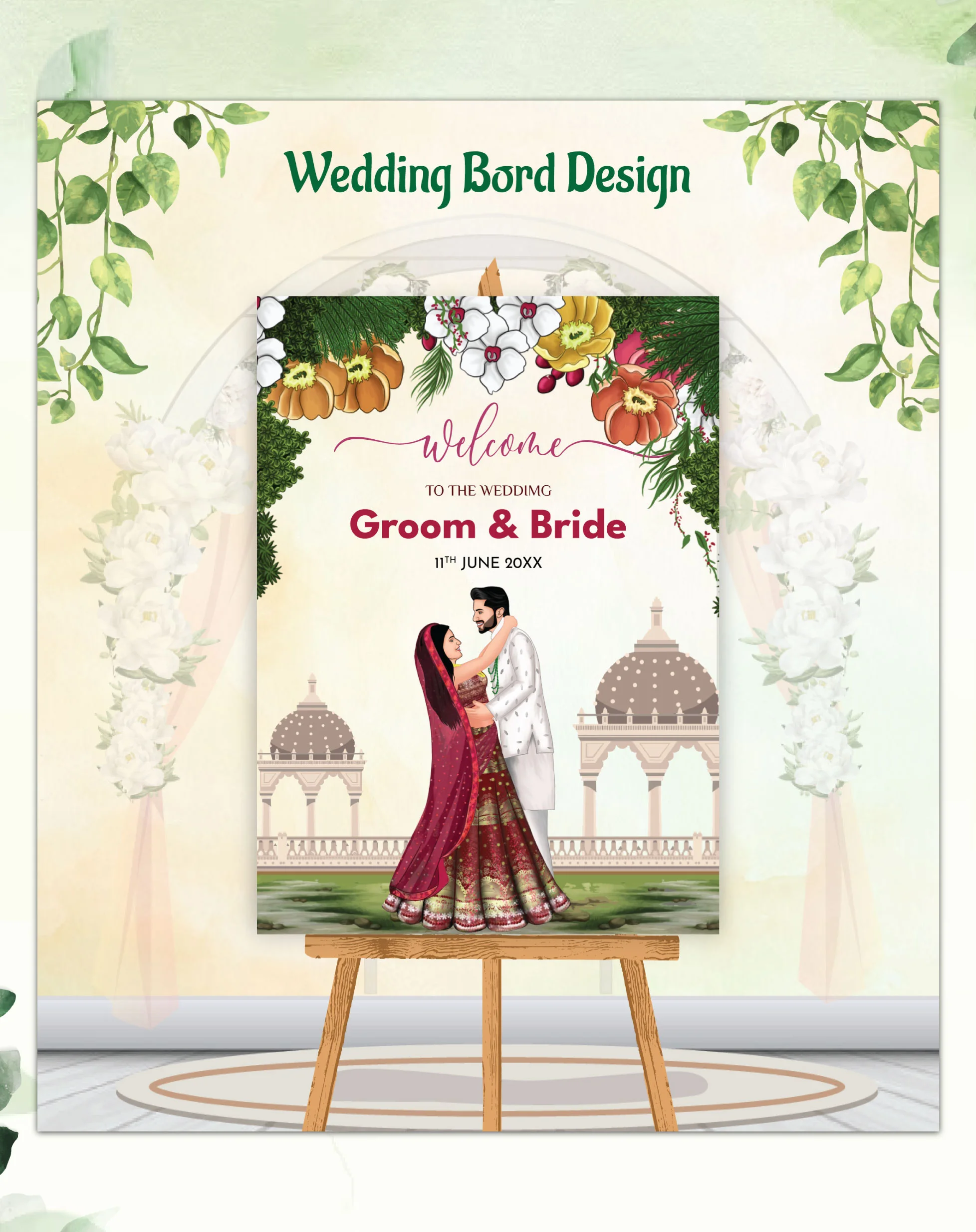 Wedding Itinerary Package Design