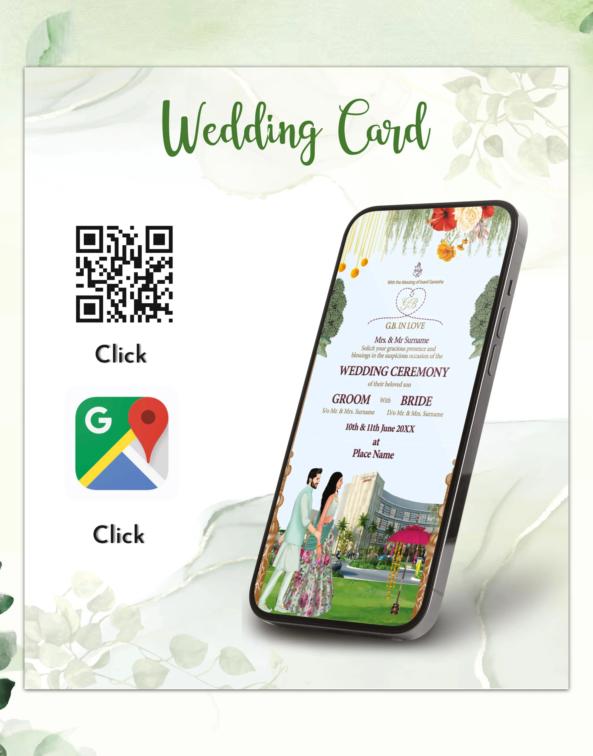 Wedding Itinerary Package Design