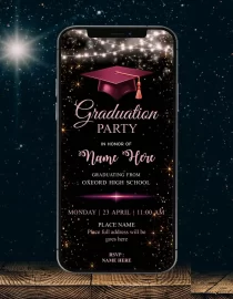 2024 Graduation Party Invitation