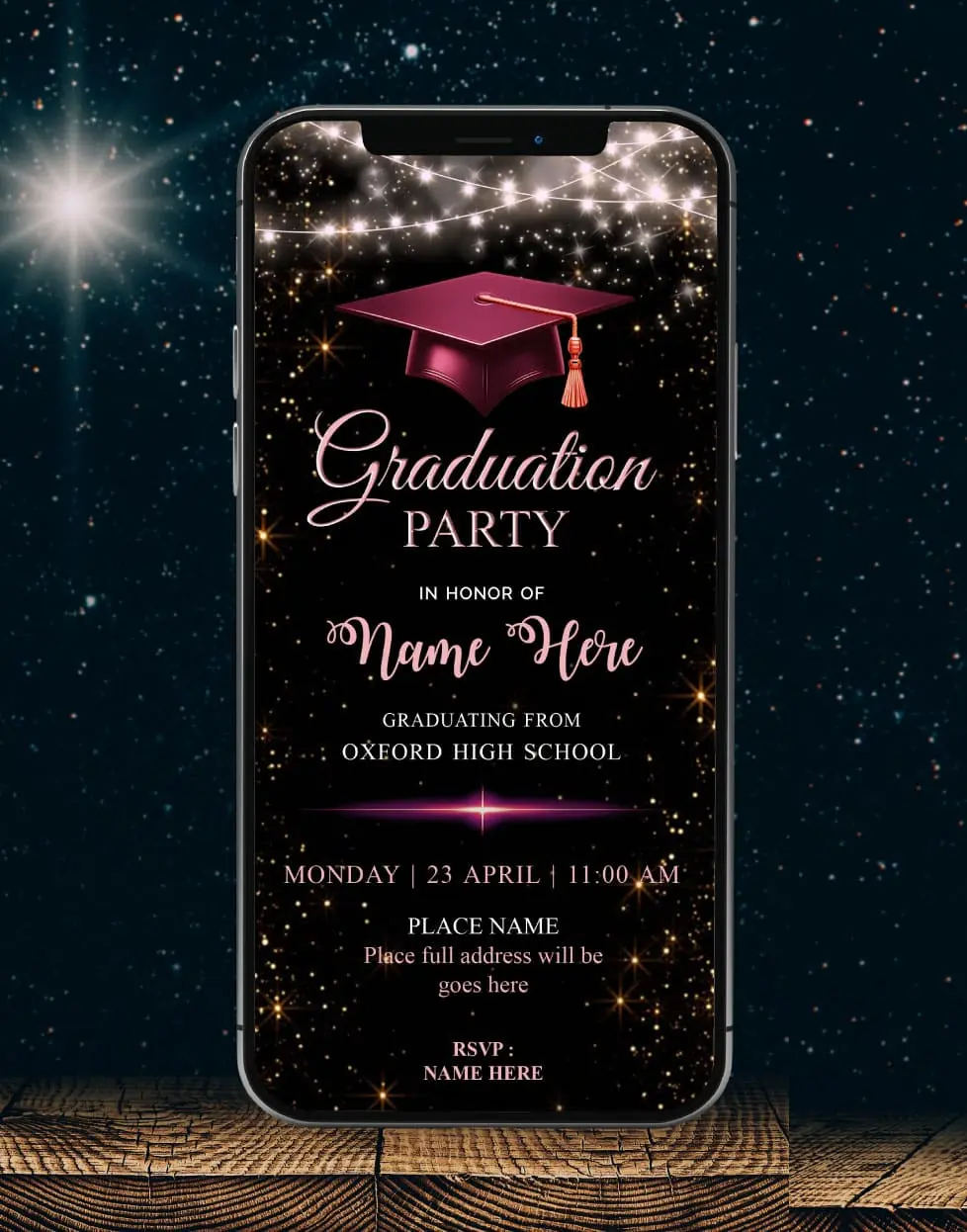 2024 Graduation Party Invitation