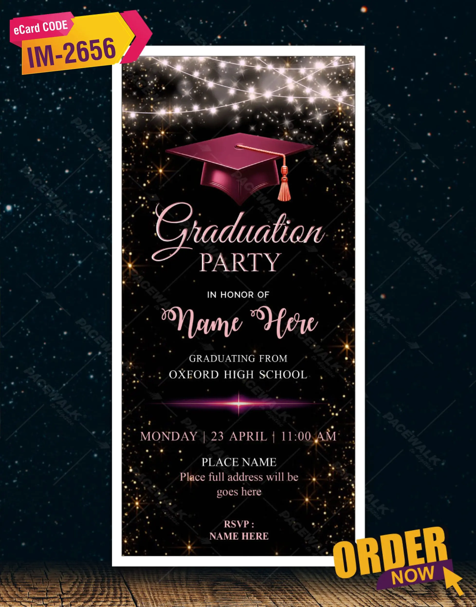 2024 Graduation Party Invitation